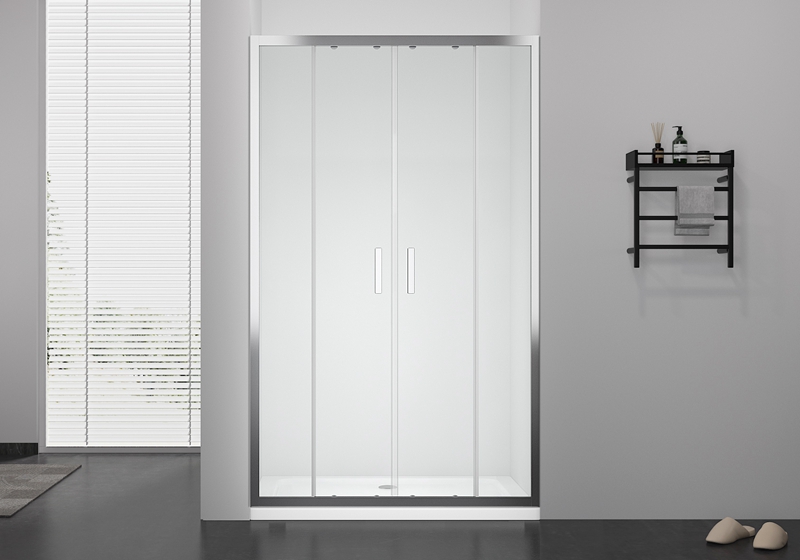 کابین دوش باریک EX-502C 5 میلی متری کشویی با تنظیم 10 میلی متر